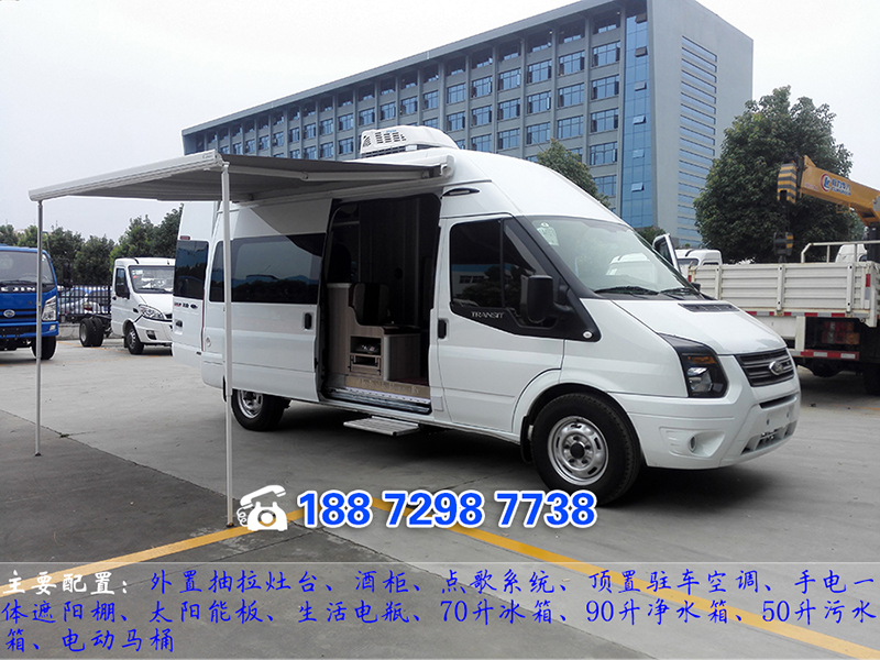 湖北程力新世代全順長(zhǎng)軸高頂B型房車(chē)